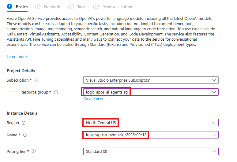 Configure Azure OpenAI