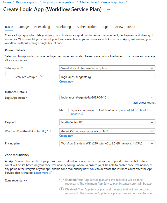 configure logic apps instance Configure Logic Apps Instance