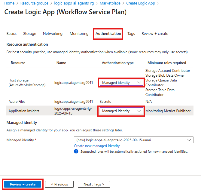 configure logic apps instance authentication Configure Logic Apps Instance - Authentication