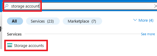 Search Storage Accounts Search Storage Accounts