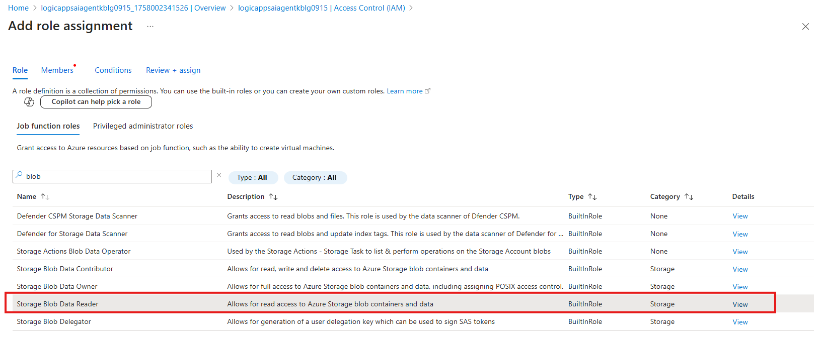 add role assignment Add role assignment