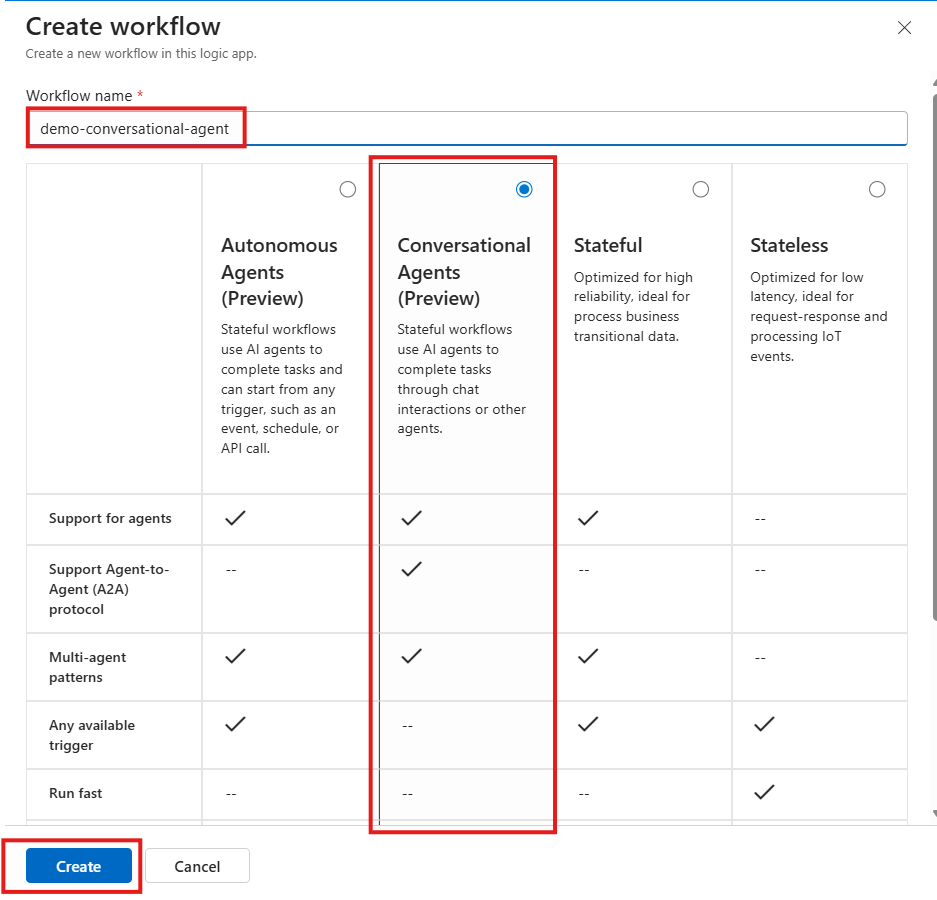 Create Agent Workflow