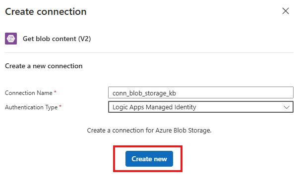 Blob Storage Connection
