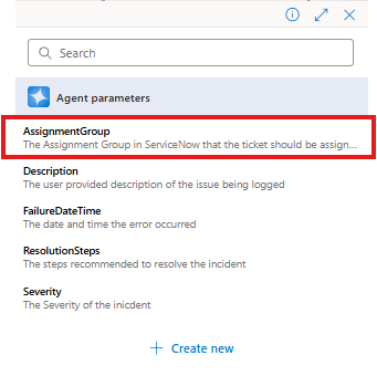 assignment group agent parameter Assignment Group Agent Parameter