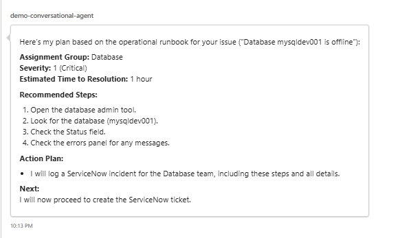 agent response part 2 operational runbook details Agent Response - Part 2 - Operational Runbook Details