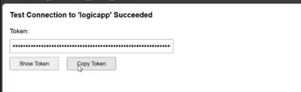 Screenshot of Azure Bot service OAuth test page.