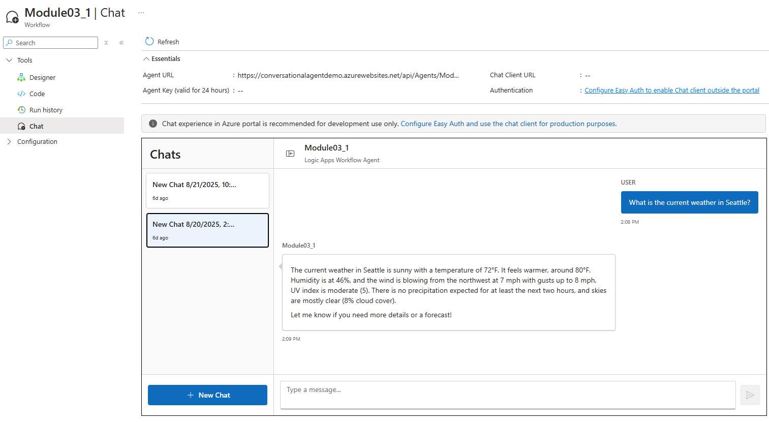 Screenshot shows chat client interface.