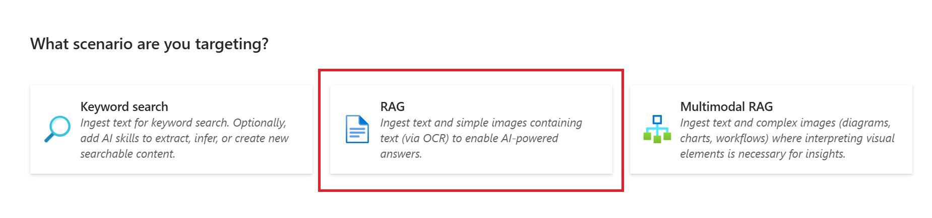 Screenshot shows RAG button.